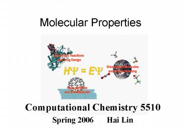 Molecular Properties