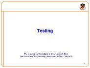 Testing