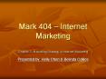 Mark 404 Internet Marketing PowerPoint PPT Presentation