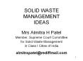 SOLID%20WASTE%20MANAGEMENT%20IDEAS PowerPoint PPT Presentation