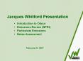 Jacques Whitford Presentation PowerPoint PPT Presentation