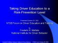 Taking Driver Education to a PowerPoint PPT Presentation