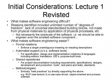 What makes software engineering difficult