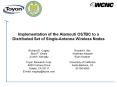 Implementation of the Alamouti OSTBC to a Distributed Set of Single-Antenna Wireless Nodes PowerPoint PPT Presentation