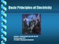 Basic Principles of Electricity PowerPoint PPT Presentation