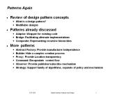 Patterns Again