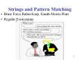 Strings and Pattern Matching PowerPoint PPT Presentation
