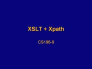 XSLT Xpath