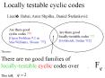 Locally testable cyclic codes PowerPoint PPT Presentation
