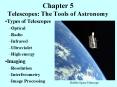 Chapter 5 Telescopes: The Tools of Astronomy PowerPoint PPT Presentation