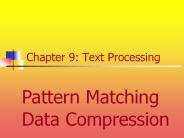 Chapter 9: Text Processing