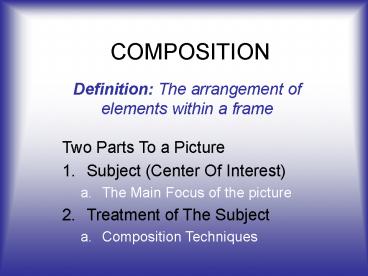 presentation player overlay