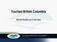 Tourism British Columbia PowerPoint PPT Presentation