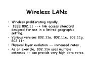 Wireless LANs