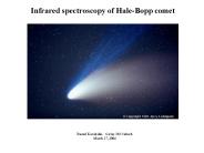 Infrared spectroscopy of HaleBopp comet