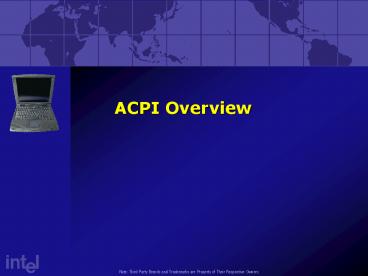 ACPI Overview