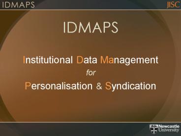 IDMAPS