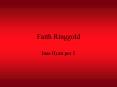 Faith Ringgold PowerPoint PPT Presentation