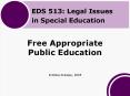 Free Appropriate Public Education PowerPoint PPT Presentation