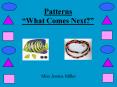 Patterns What Comes Next PowerPoint PPT Presentation