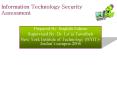 Information Technology Security Assessment PowerPoint PPT Presentation
