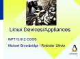 Linux DevicesAppliances PowerPoint PPT Presentation