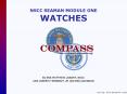 NSCC SEAMAN MODULE ONE WATCHES PowerPoint PPT Presentation