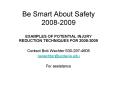 Be Smart About Safety 20082009 PowerPoint PPT Presentation