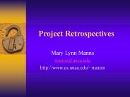 Project Retrospectives