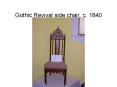 Gothic Revival side chair, c. 1840 PowerPoint PPT Presentation