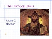 The Historical Jesus