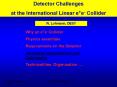 Detector Challenges PowerPoint PPT Presentation