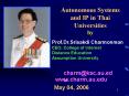 Autonomous Systems and IP in Thai Universities by PowerPoint PPT Presentation