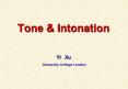 Tone PowerPoint PPT Presentation