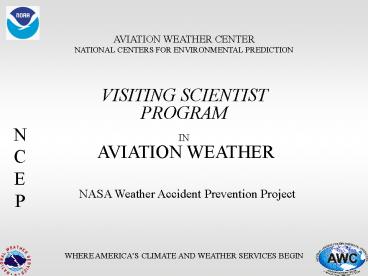 AVIATION WEATHER CENTER