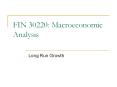FIN 30220: Macroeconomic Analysis PowerPoint PPT Presentation