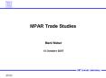 MPAR Trade Studies PowerPoint PPT Presentation
