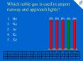 Which noble gas is used in airport runway and approach lights PowerPoint PPT Presentation