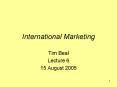 International Marketing PowerPoint PPT Presentation