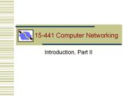 15441 Computer Networking