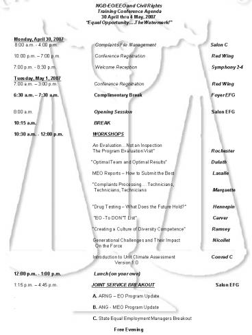 NGBEOEEO and Civil Rights