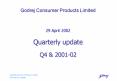 Godrej Consumer Products Limited PowerPoint PPT Presentation
