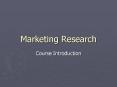 Marketing Research PowerPoint PPT Presentation