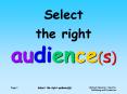Select the right audiences PowerPoint PPT Presentation