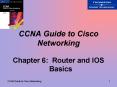 Chapter 6: Router and IOS Basics PowerPoint PPT Presentation