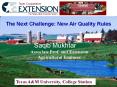 The Next Challenge: New Air Quality Rules PowerPoint PPT Presentation