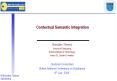 Contextual Semantic Integration PowerPoint PPT Presentation