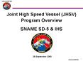 Joint High Speed Vessel JHSV Program Overview PowerPoint PPT Presentation