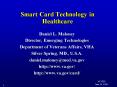 Smart Card Technology in Healthcare PowerPoint PPT Presentation