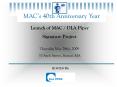 Launch of MAC DLA Piper PowerPoint PPT Presentation